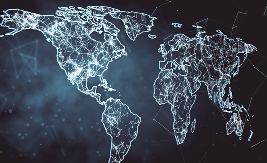 Interactive world map with live time zones and global clocks